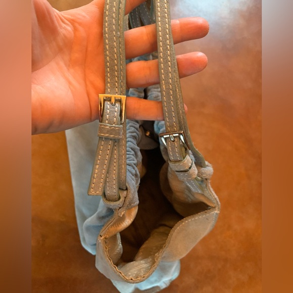 Tess Loriann Milano light blue purse used condition - Picture 13 of 16